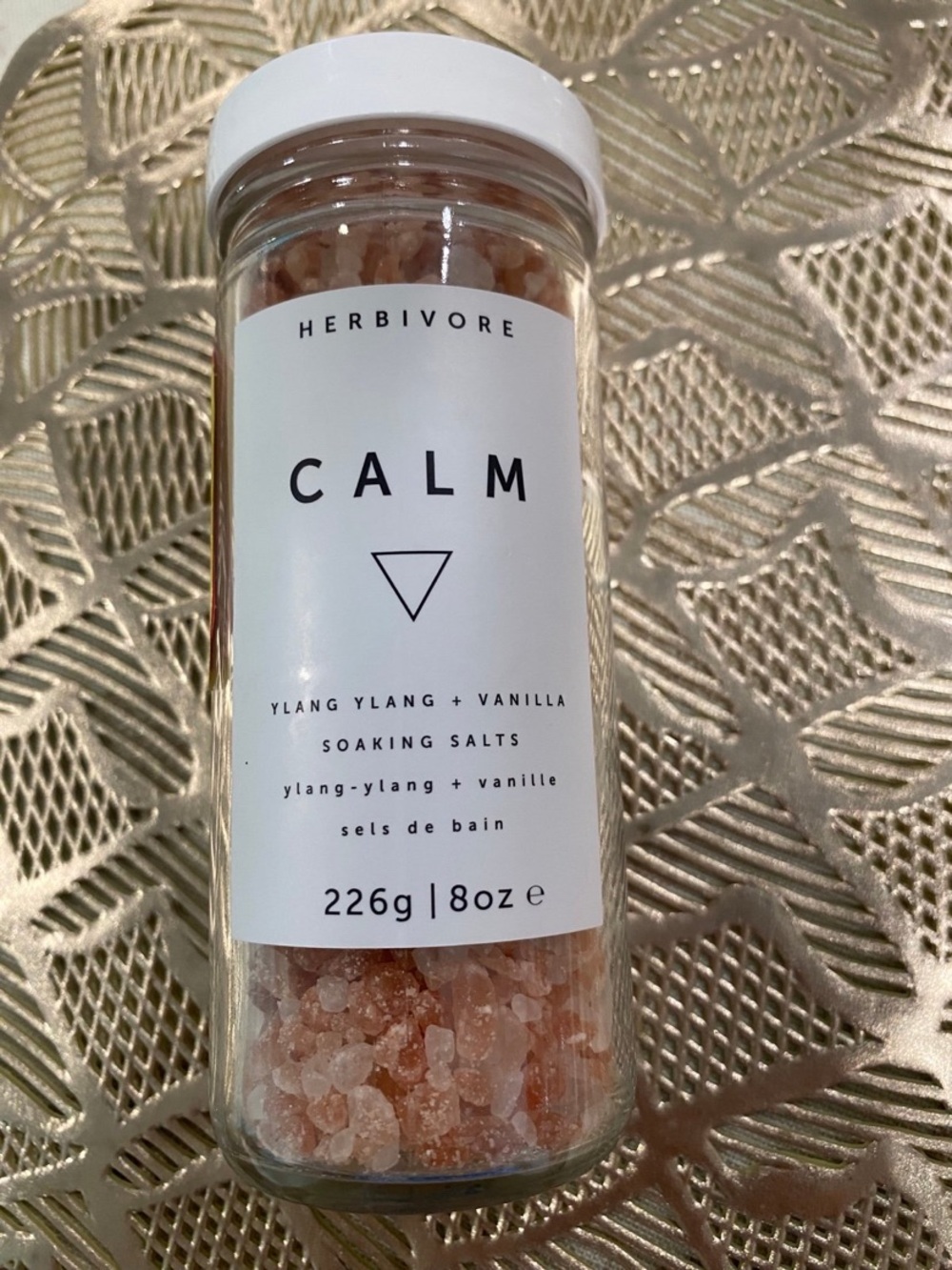 Herbivore Bath Soaking Salts with ylang ylang & vanilla new discontinued